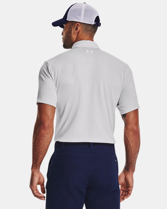 Men's UA Playoff 3.0 Stripe Polo in White image number 1